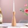 Candlestick, model No. 12, 9 x 25 cm, beech