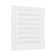 Ventilation grate Zein luxury RM1212, 125 x 125 mm, with a grid, metal, white