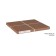 Coffee table "Albano Glass", 550 × 550 × 500 mm, black color Lacobel