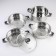 Altyn Mantock, 13.7 l, d = 24 cm, 3 sections, with a heat distribution layer, glass cover, induction
