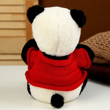 Soft toy "Panda" in the jacket, 25 cm-2
