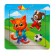 Puzzle "Lovely animals", 14 cm x 14 cm