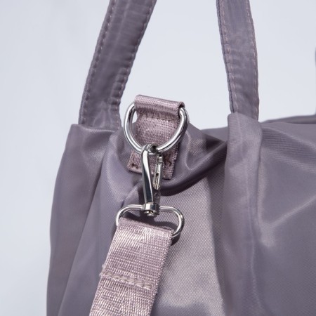 Bag-tout on zipper, gray color-3