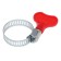 Chervyki clamp with the "lamb" Zein, through shock, diameter 16-27 mm, galvanized