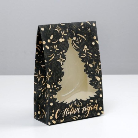 Folding box "Gold", 15 x 7 x 22 cm, new year-2