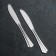 Controlle knife "New", length = 19 cm, thickness 1.2 mm, silver color