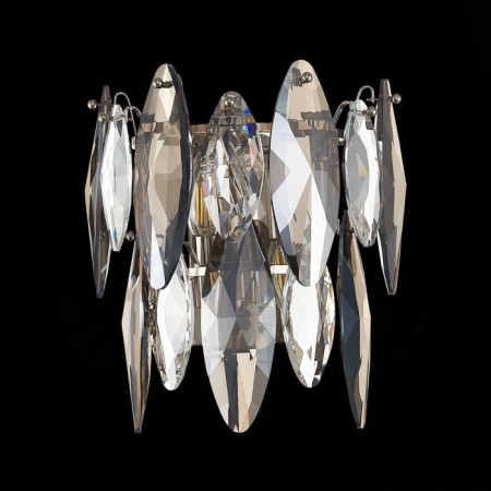 Sconces st. SL1227.101.02. Ancona. 2x40 watts, E14, 26.8x29 cm, Nickel color-4