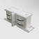 Direct Connector for the Technical Track-31W, 7x3.1x2.7 cm, white color.