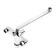 ACCOONA A7165 bath mixer, single -leaf, pour 300 mm, chrome