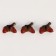 Miniature Puppet "acorns", set of 3 pcs., Size 1 pc. - 1.5 × 2 × 1 cm