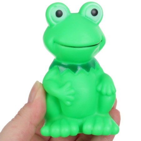 Rubber toy for the bath "Frog", 9 cm, with a squeak, crumb me-9