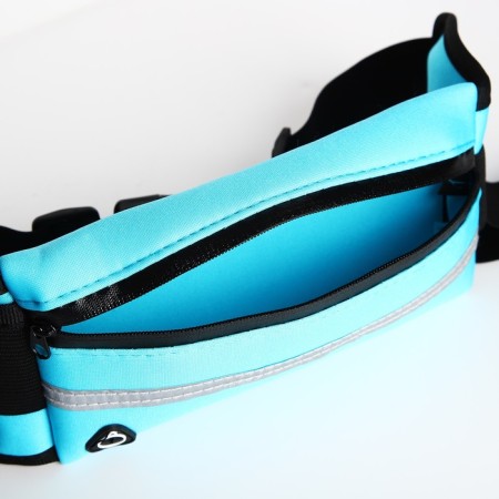 Board for racing with zipper, blue color-4