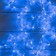 LED figure "Snowflake", 95 cm, Duralight, 216 LED, 220 V, flicker, glow of blue/white