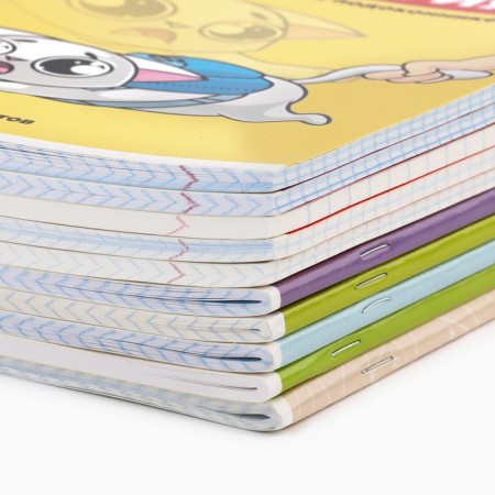 A set of notebooks of 48 sheets, 10 items from reference. mat. In the shell "September 1: characters"-2