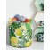 Textile bag "Lemons and tropics", for storing things and toys, size 30x30 cm, 18.9 liters