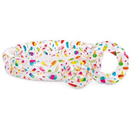 The inflatable “fruit” pool, 122 x 25 cm, with a circle and a ball, from 2 years old, 59460np intex-7