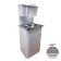 Washbuilder "Aquarius", cottage, without euns, stainless sink, 17 l, color antique silver