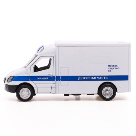 The machine "Special services", metal, light and sound effects, doors, inertia, color of mix are opened-1