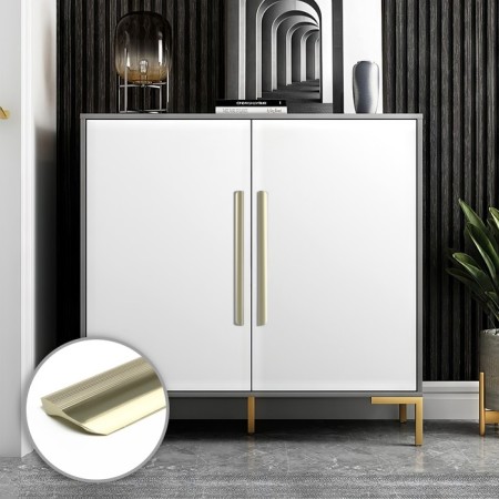 Cappio RSC030 handle, M/O 480 mm, Satin gold color