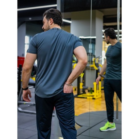 Sports T -shirt Male Isee, size 50, graphite color-6