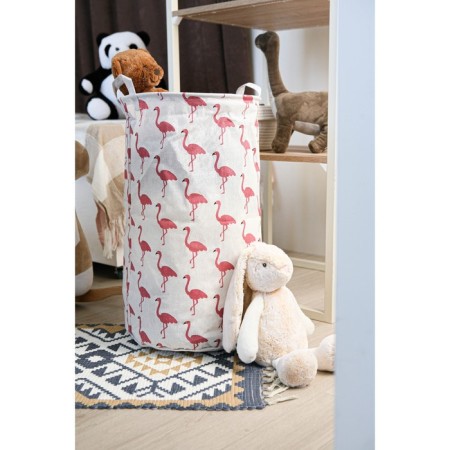 Basket Winness Textile shares "Flamingo", 35 × 35 × 60 cm-4