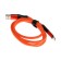 Type -C cable - USB, 5 A, TPE braid, thickened, 1 meter, orange