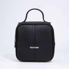 Women's bag over the shoulder Textura, small size, black color