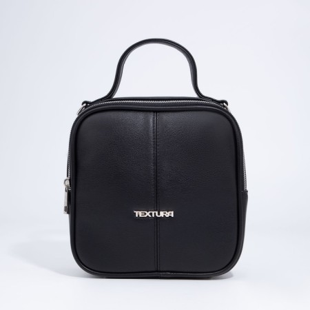 Women's bag over the shoulder Textura, small size, black color