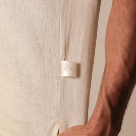 Male home -made costume (short sleeve and pants shirt) SL Home p. S, milk-4