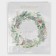 Laminated vertical "New Year's Wreath", ML 21 x 25 x 8 cm, New Year