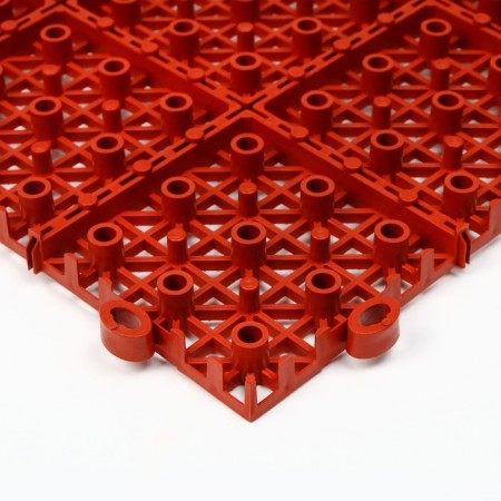 Modular coating, 30 × 30 × 1.1 cm, plastic, terracotta, 1 pc.-2