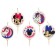 Candle for the cake "Happy Birthday!", 5 pieces, Minnie Mouse and unicorn