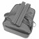 Bag-rhukesak B2750-05110, gray color, artificial leather, 27x13x35 cm