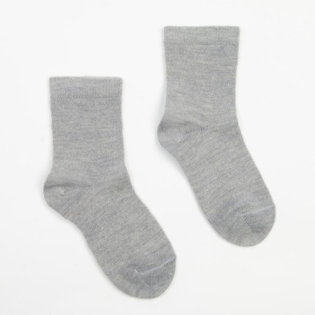 Wooping children's socks “Super fine”, gray color, size 5 (5-7 years)
