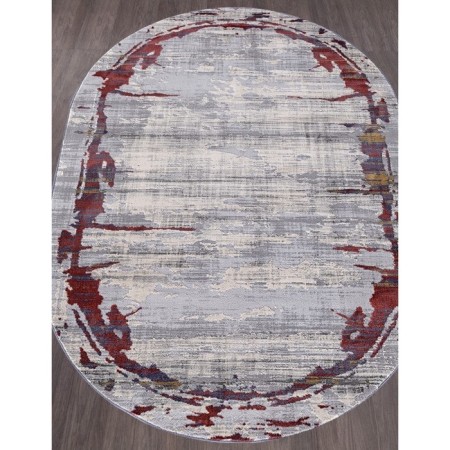 Oval Arda Mardan carpet, size 200x290 cm, color Coken D.Grey/Blue-1