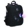School backpack 38 x 30 x 16 cm, ergonomic back, stavia "cat", black