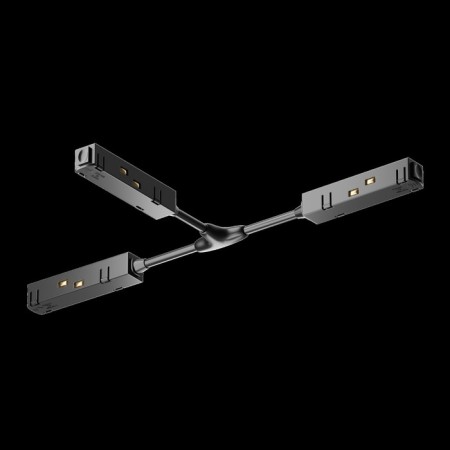 T-shaped power connector for the track system Technical TRA004CWT-22B, 43x23x2 cm, black color-5