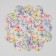 Cookie box, confectionery packaging with PVC lid, “butterflies”, 10.5 x 10.5 x 3 cm