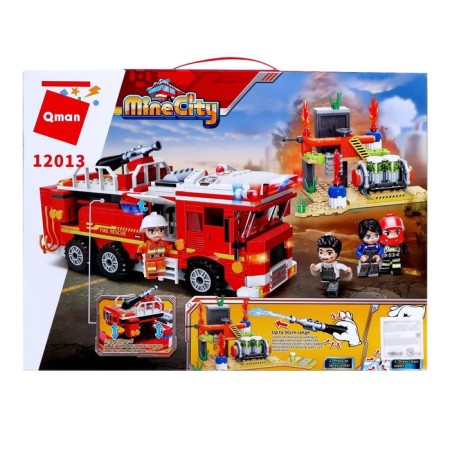 Designer Firefighters "Fire Machine", shoots with water, 4 minifigurs and 539 parts-1