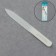 Glass nail file, 9 cm, in a case, on a blister, silver color, fg-02-09