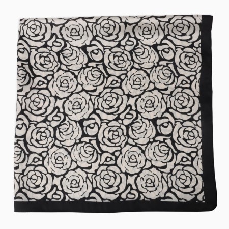 Women's scarf minku rr 70*70 cm, col. black-2