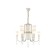 Crystal chandelier with Ambrella Light, Traditional, TR3248, 9HE14, beige, gold
