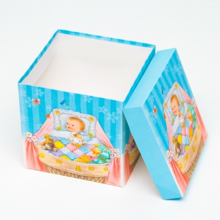Self -charged box "Children's" boys 15x15x15 cm-3