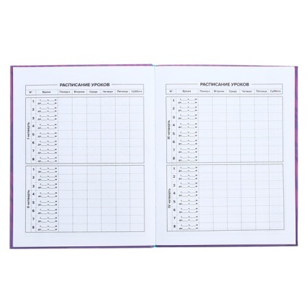 Universal Diary Grade 1-11, 48 sheets "Techno Tiger", integral cover, matte lamination, selective UV-lace-6