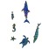 Figure puzzle "Dolphins"