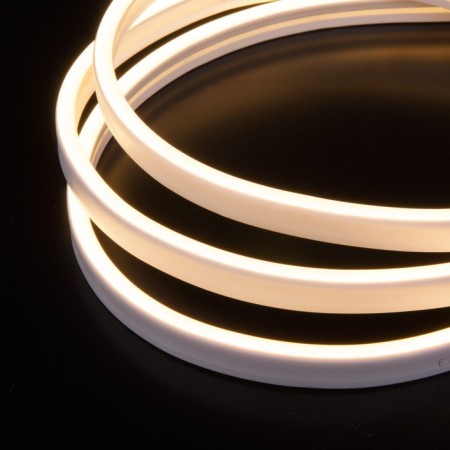 Flexible neon Elektrostandard, IP65, SMD2835, 120 LED/m, 24V, glow warm white-1