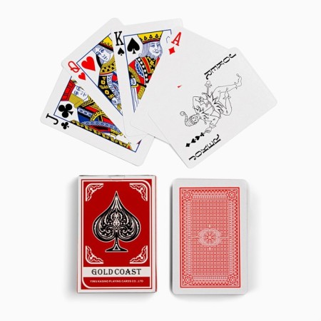 Papers Gold Coast, 55 pcs, 260 g/m2, red, 5.7 x 8.7 cm