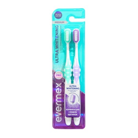 Evermex Ultra Whitening 1+1 Toothbrush