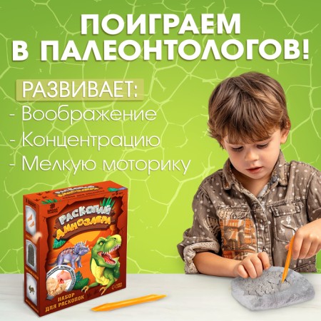 Excavation Set "Excess a dinosaur"-2
