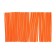 Decorative overlays on the knitting needles of a motorcycle, 23 × 0.5 cm, orange, set 72 pcs